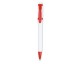 Ручка шариковая Olly, белая с красным