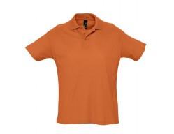 Рубашка поло мужская SUMMER 170 оранжевая