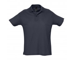 Рубашка поло мужская SUMMER 170 темно-синяя (navy)