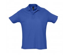 Рубашка поло мужская SUMMER 170 ярко-синяя (royal)