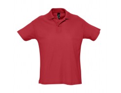 Рубашка поло мужская SUMMER 170 красная