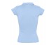 Рубашка поло женская без пуговиц PRETTY 220 голубая
