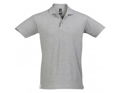 Рубашка поло мужская SPRING 210 серый меланж