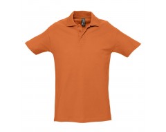 Рубашка поло мужская SPRING 210 оранжевая