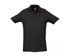 Рубашка поло мужская SPRING 210 черная