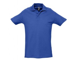 Рубашка поло мужская SPRING 210 ярко-синяя (royal)