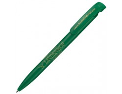 Ручка шариковая Clear Solid, зеленая