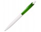 Ручка шариковая Bento, белая с зеленым