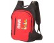 Рюкзак с отделением для ноутбука 17", красный с черным