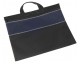 Конференц-сумка UNIT FOLDER, темно-синяя с черным