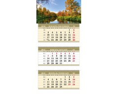 Календарь ТРИО MAXI «Осенняя река»