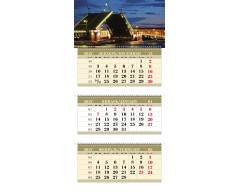 Календарь ТРИО MAXI «Дворцовый мост»