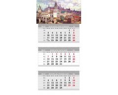 Календарь ТРИО MAXI «Васнецов. Рассвет Кремля»