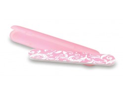 Пилочка для ногтей в футляре, розовая