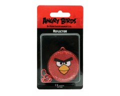 Светоотражатель Angry Birds, красный круг, в блистере