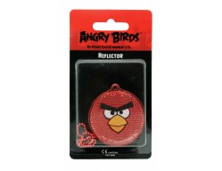 Светоотражатель Angry Birds, красный круг, в блистере