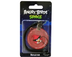 Светоотражатель Angry Birds Space, красный круг, в блистере