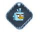 Светоотражатель Angry Birds Space, синий квадрат, в блистере