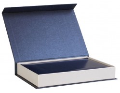Коробка «Блеск» для ежедневника, синяя