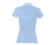 Рубашка поло женская Practice women 270 голубая с белым