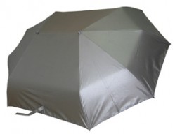 Зонт для двоих складной, серебряный