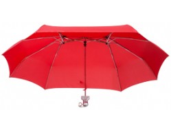 Зонт для двоих складной, красный