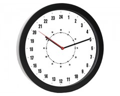 Часы настенные с 24-часовым циферблатом