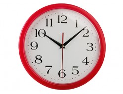  Часы настенные OASIS 2014 красные