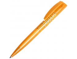 Ручка шариковая Ice Spring, оранжевая