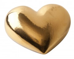 Фарфоровое сердце «Golden Heart»